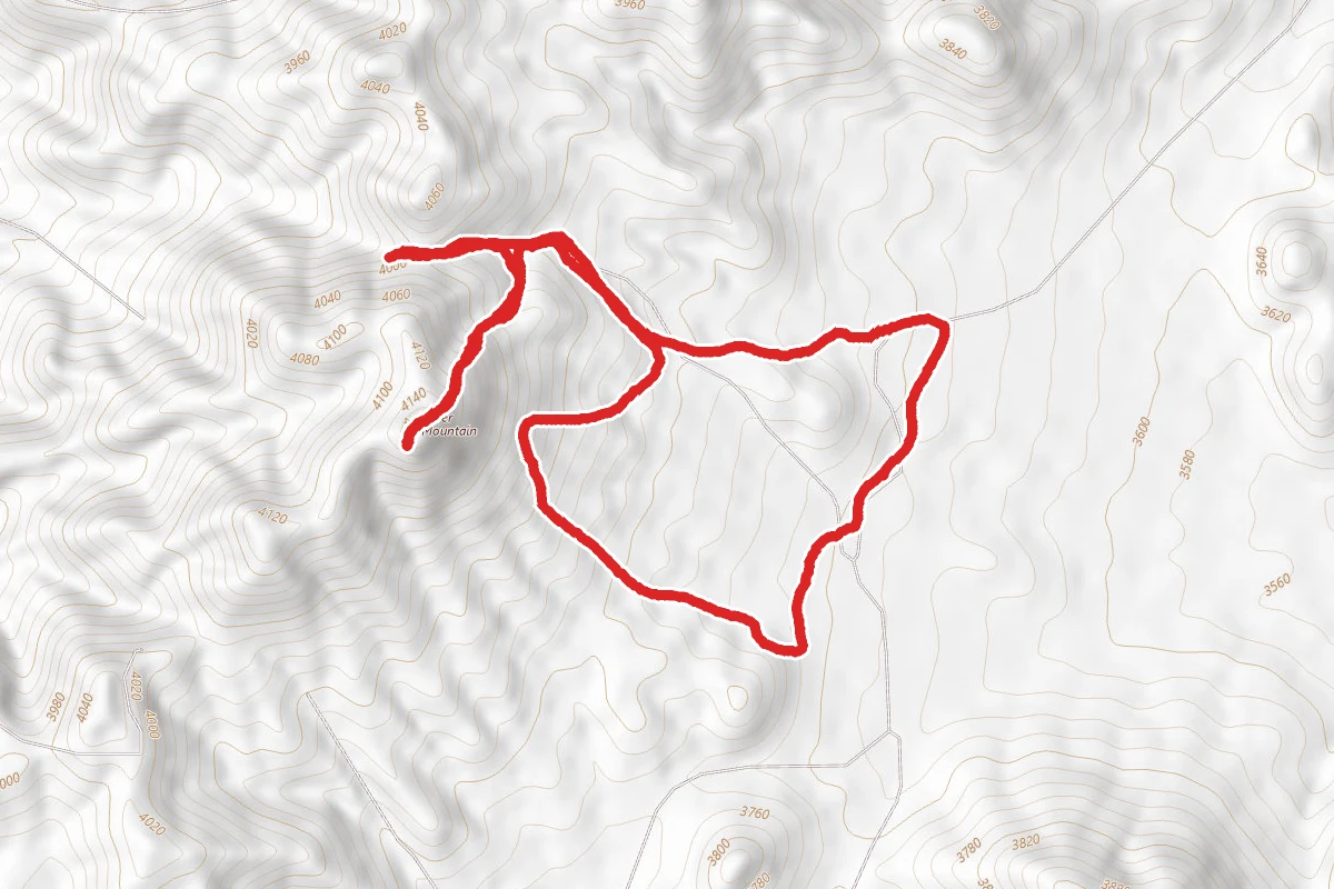 Silver Mountain Off-Road Driving Route