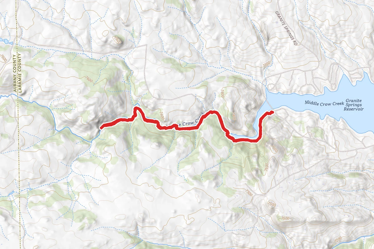 Crow Creek Trail to Hidden Falls