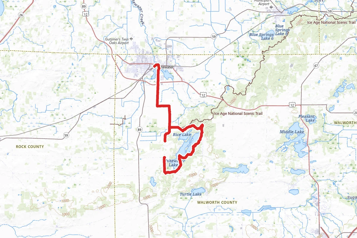 Whitewater Lake Bike Loop