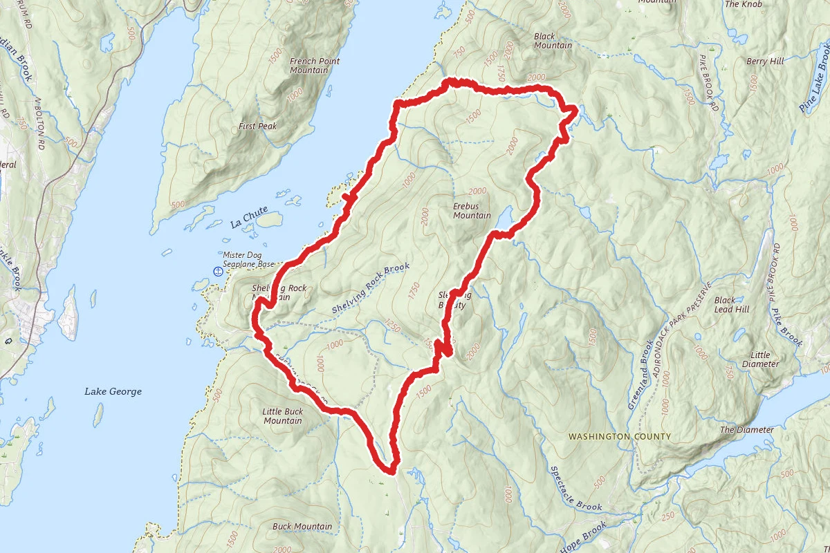 East Shore Mountain Bike Ride to Lake George