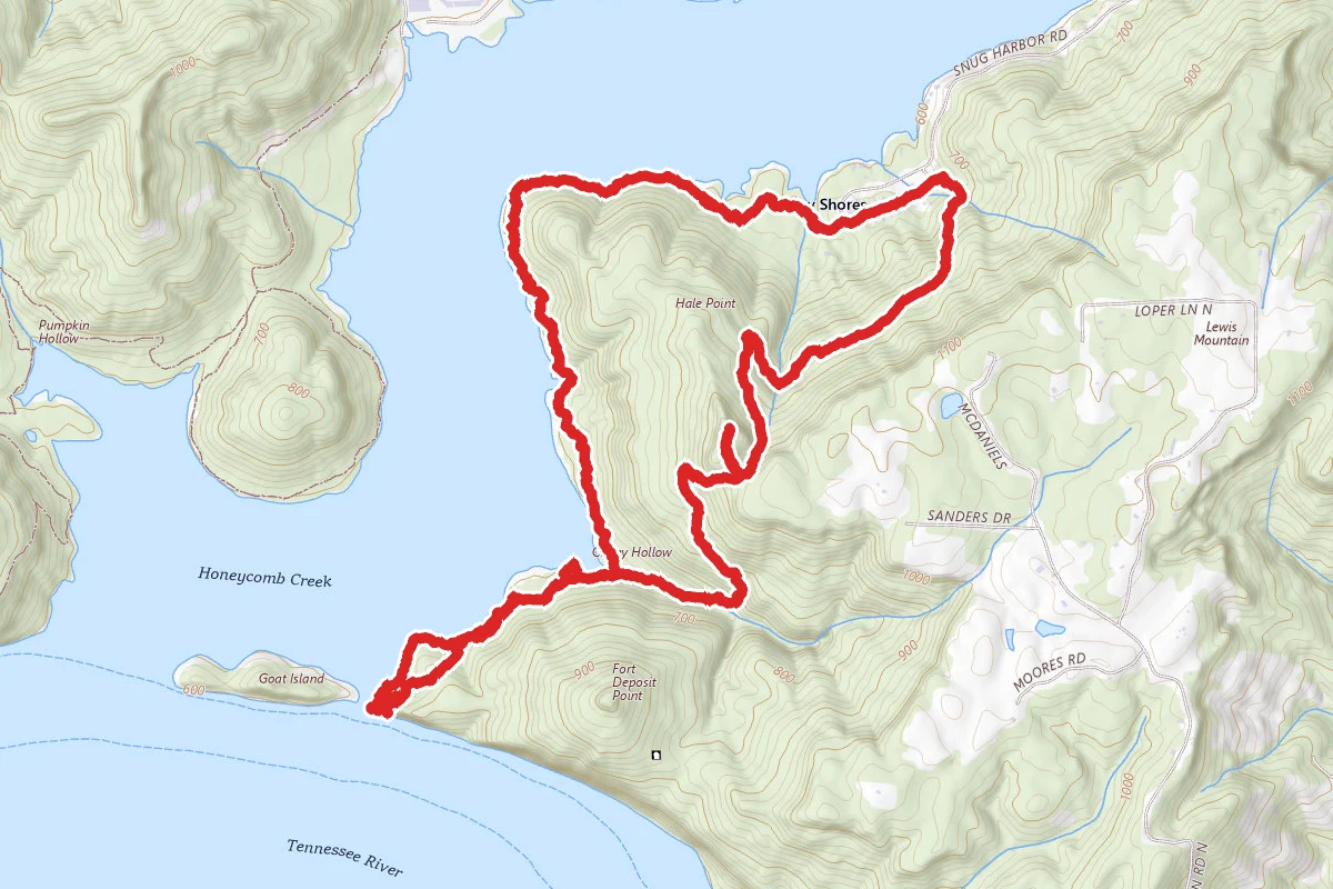 Snug Harbor to Goat Island Loop