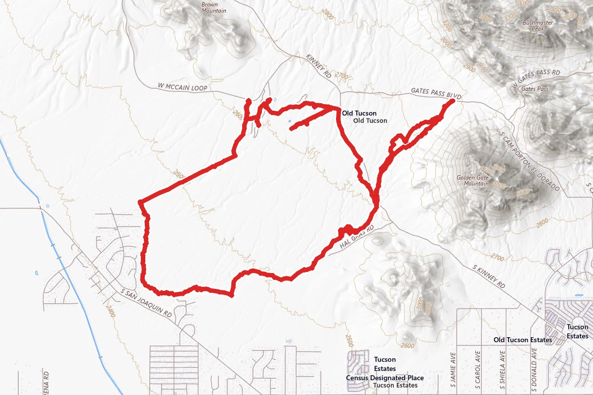 Ironwood, Creosote, Gates Pass Loop