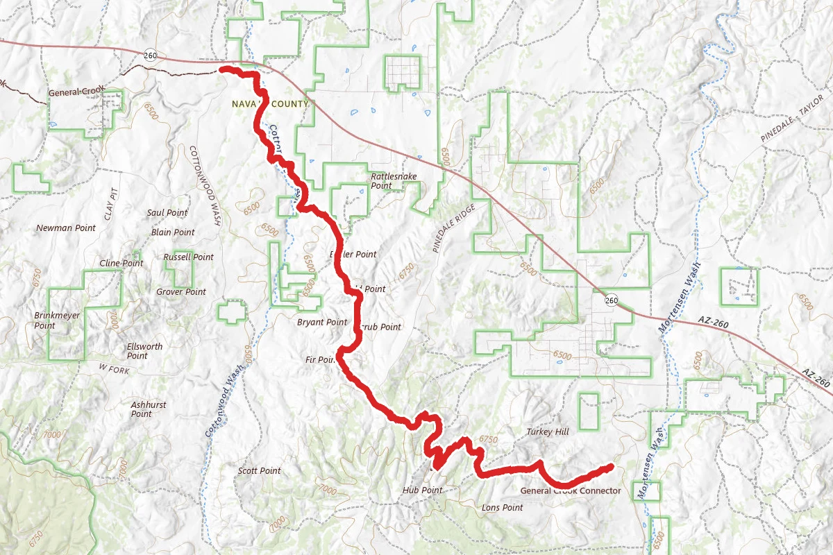 General Crook Connector Trail