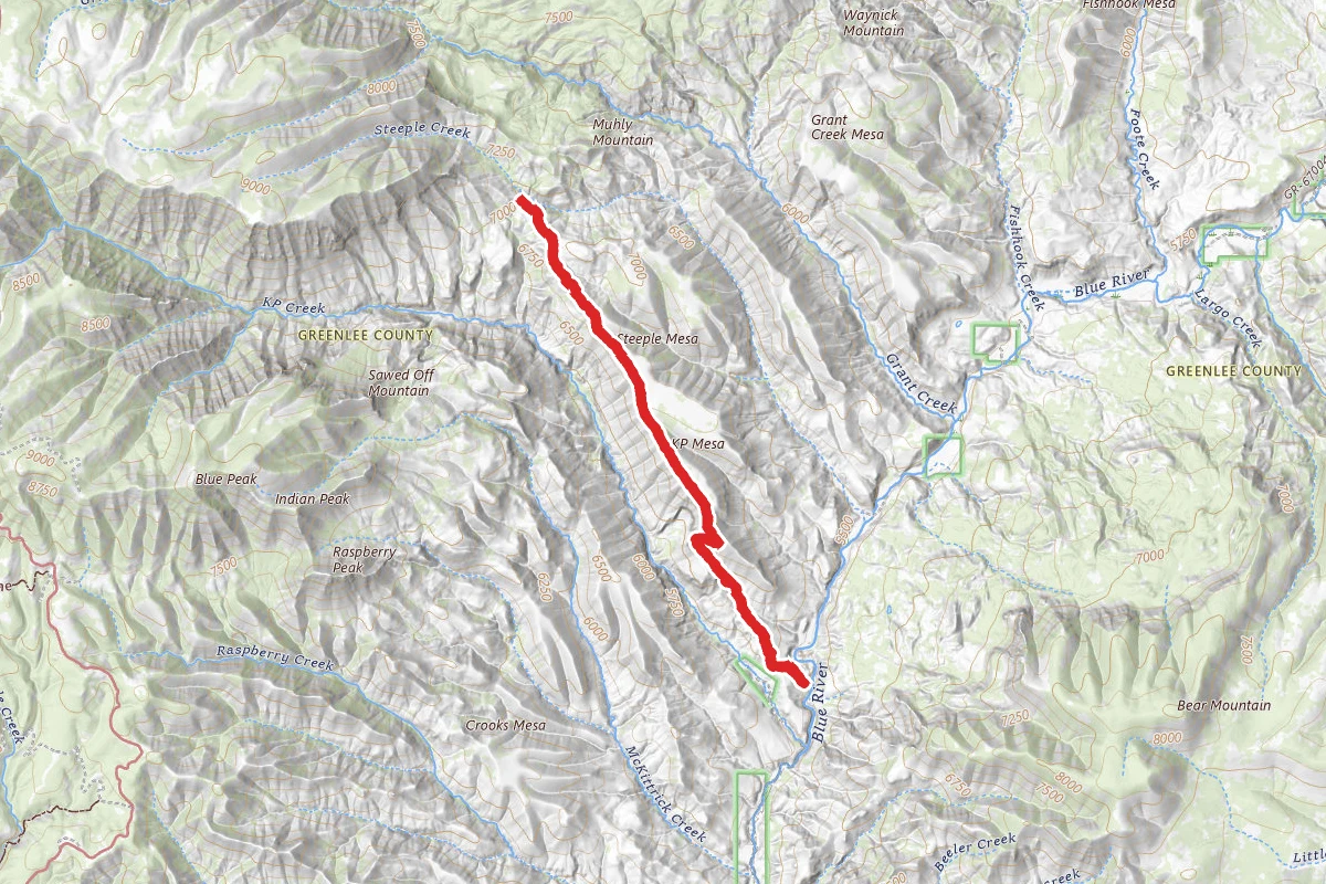 Steeple Mesa Seventy-Three Trail