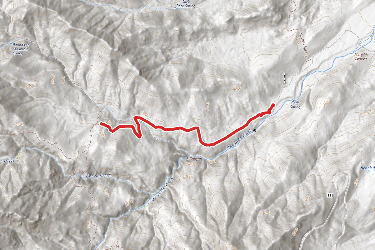 Gibson Canyon Trail