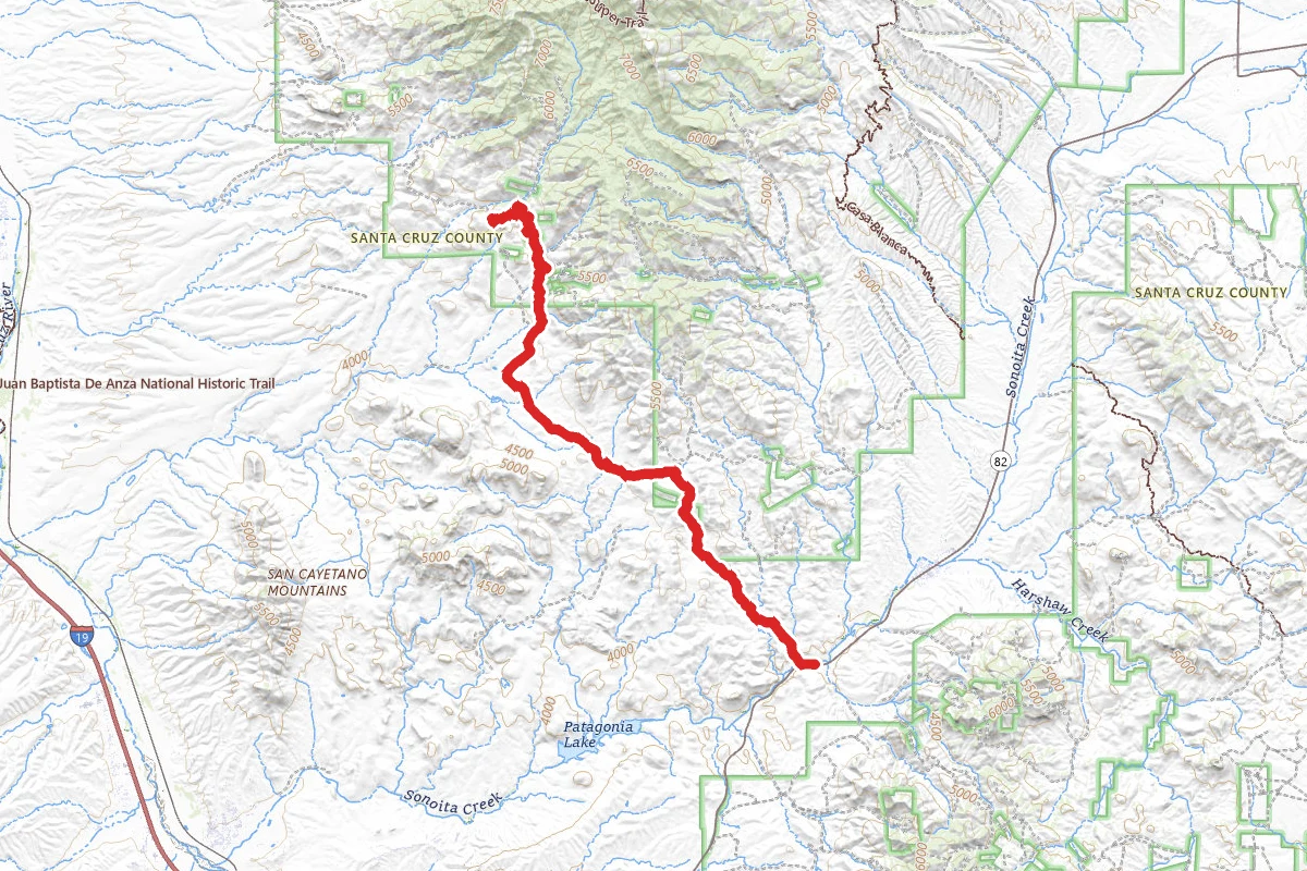 Salero Canyon Trail