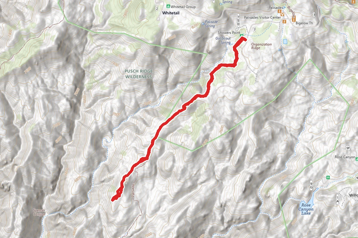 Palisades to Outcrop