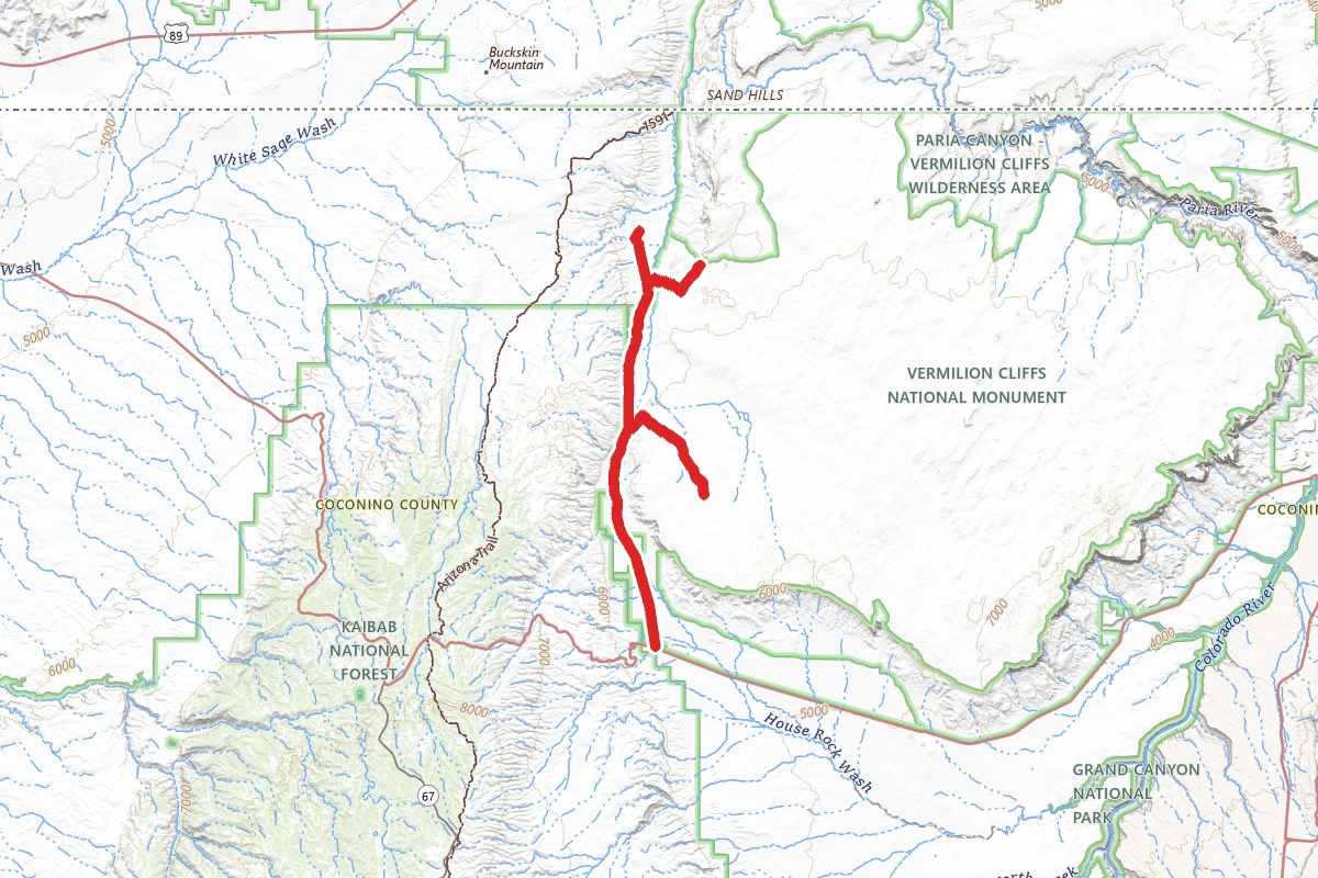 Vermillon Cliffs OHV Route