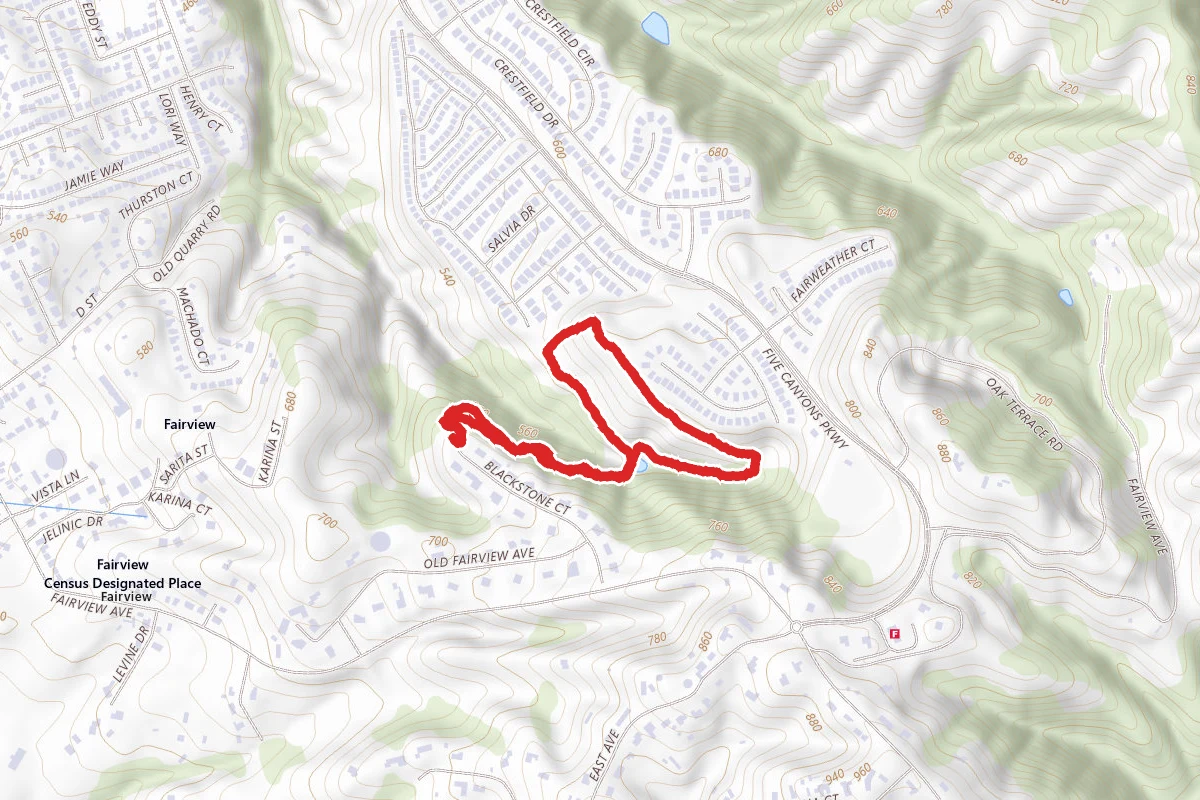 Sandstone Trail and Diamond View Trail