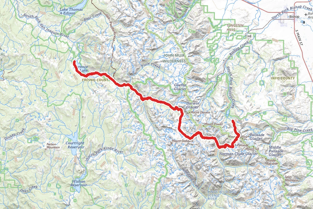 Florence Lake to Long Lake Trail