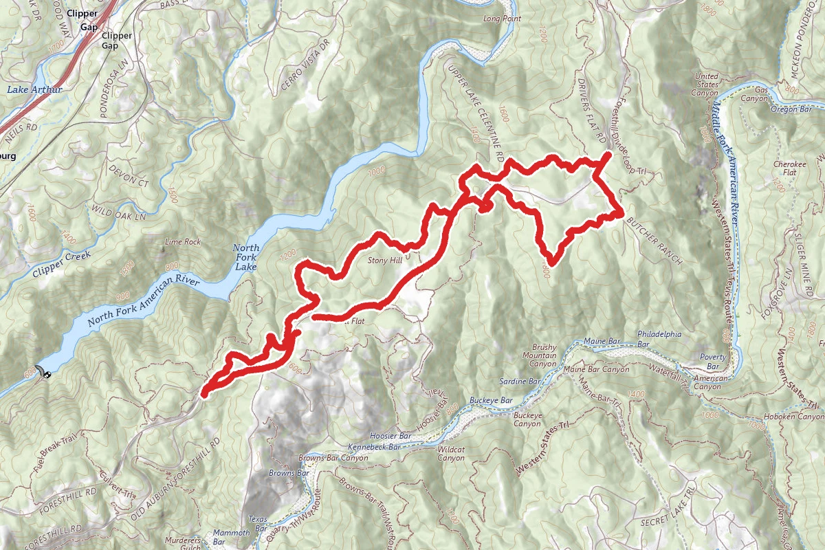 Foresthill and Stony Hill Loop