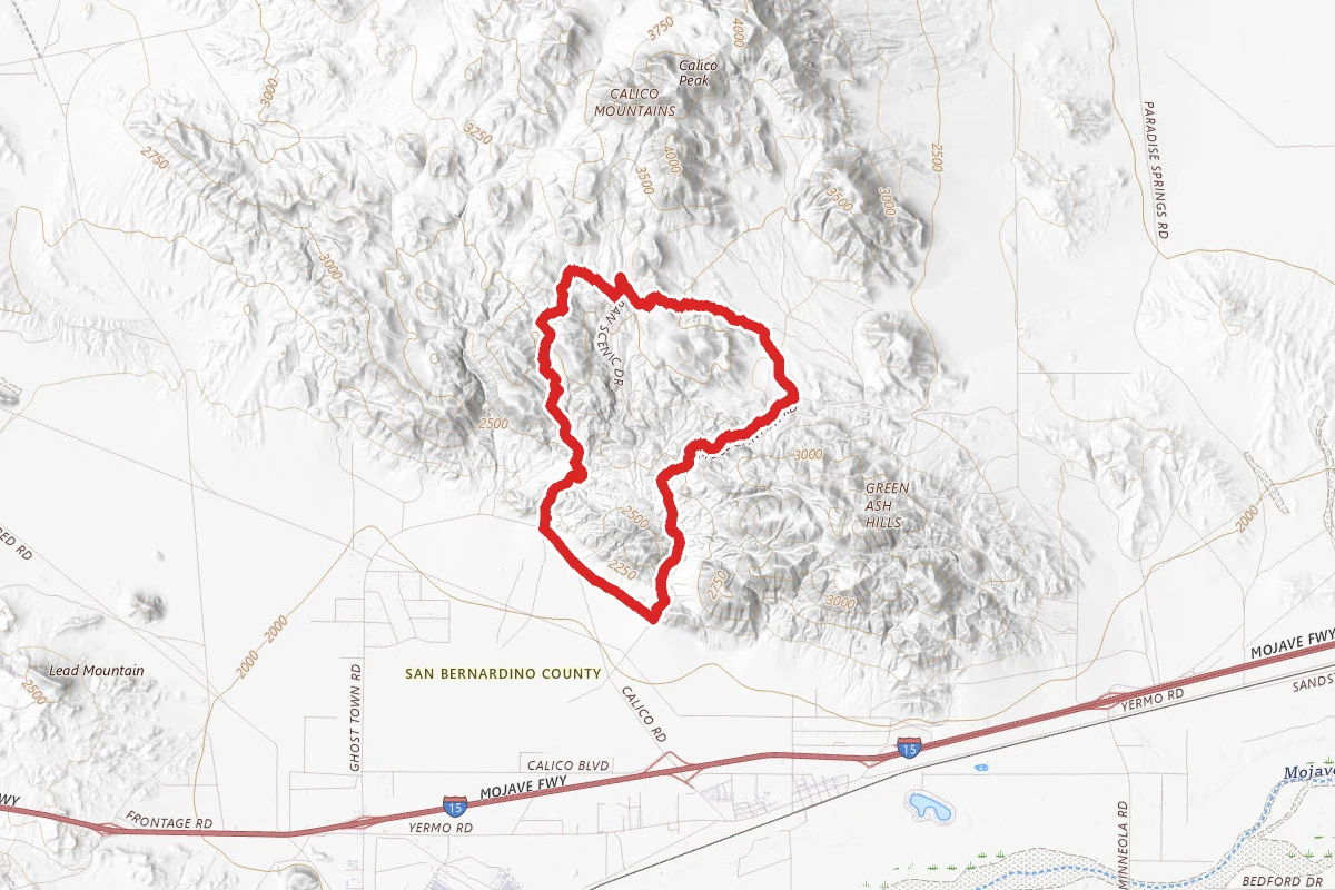 Doran Scenic Drive, Mule Canyon Road OHV Loop