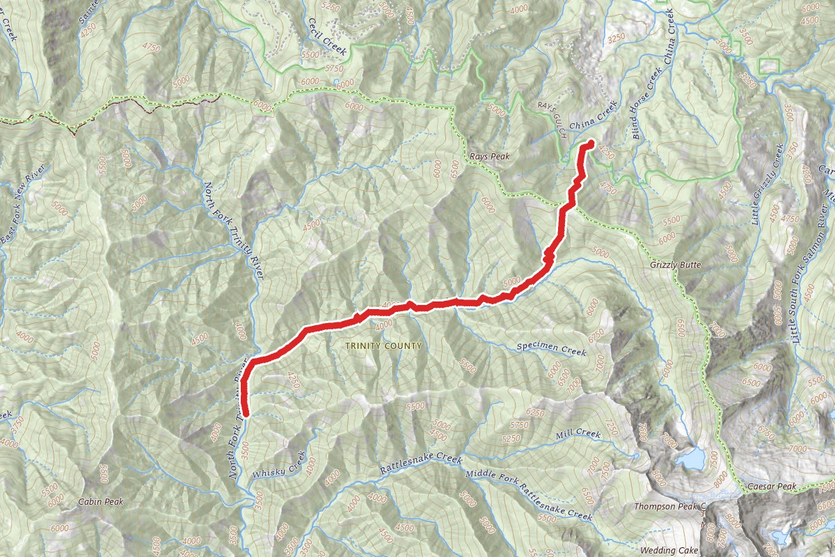 Grizzly Creek to Pfeifer Flat