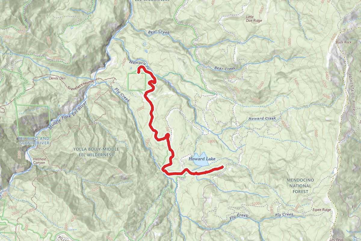 Howard Lake via Howard Corral Trail