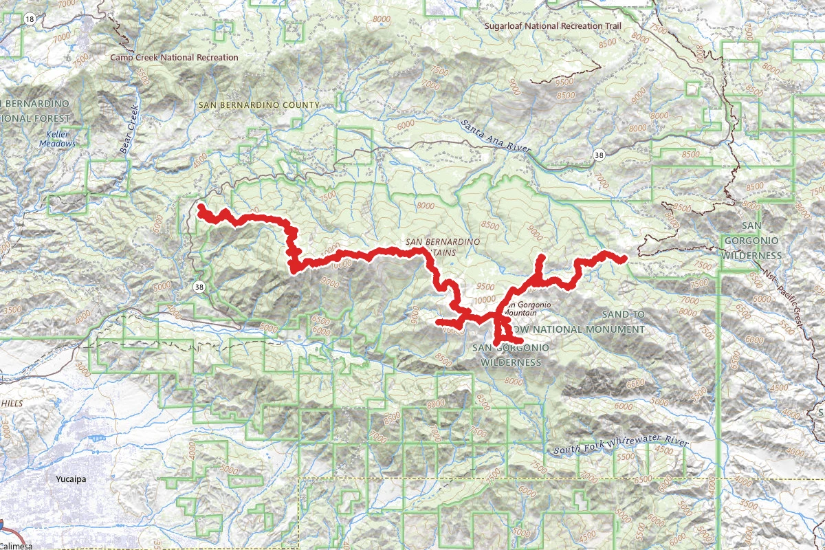 San Gorgonio 17 Peaks