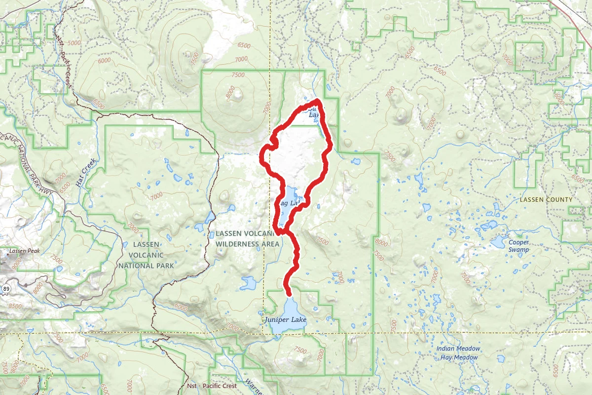 Juniper Lake to Butte Lake Loop