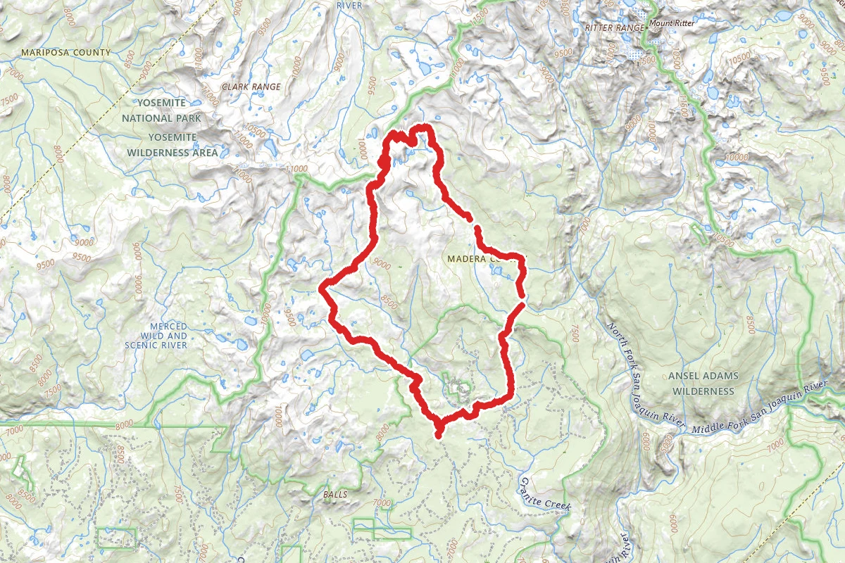 Ansel Adams Wilderness Backpacking Loop