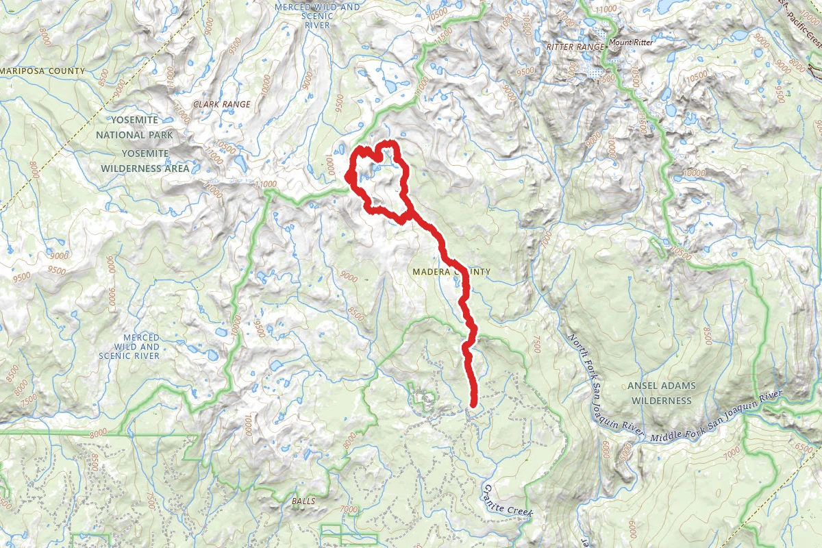 Isberg Trail and Joe Crane Loop