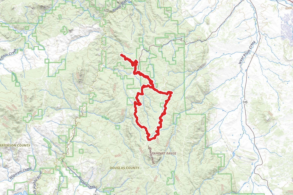 Rampart and Bear Mountain OHV Loop