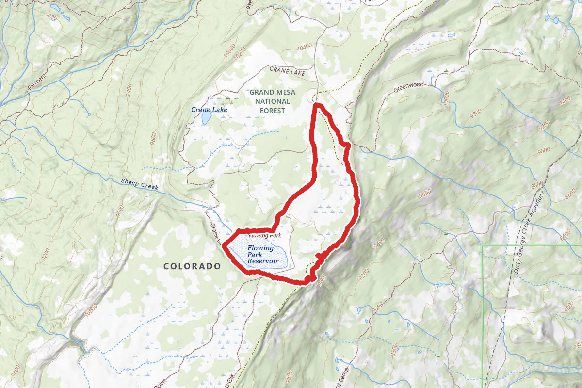 Flowing Park Reservoir Loop