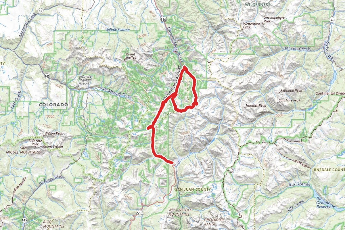 Pouquipsee to Corkscrew OHV Route