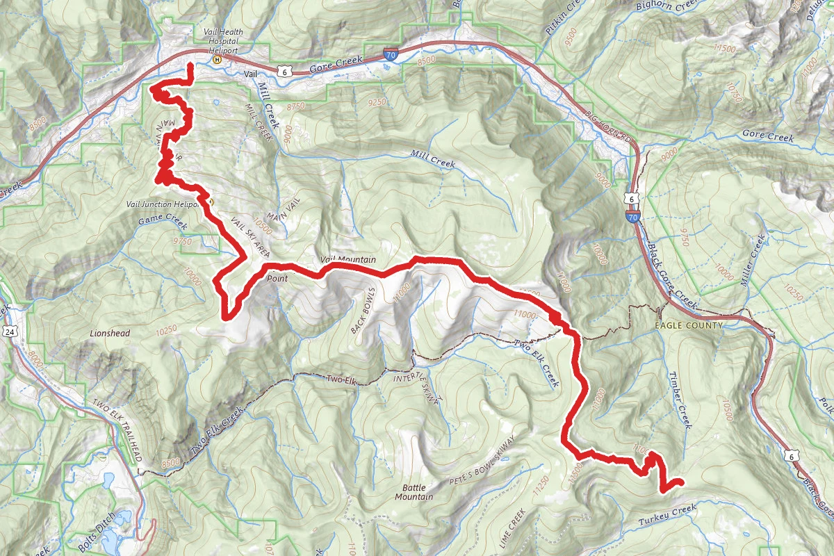 Bowmans Shortcut to Vail