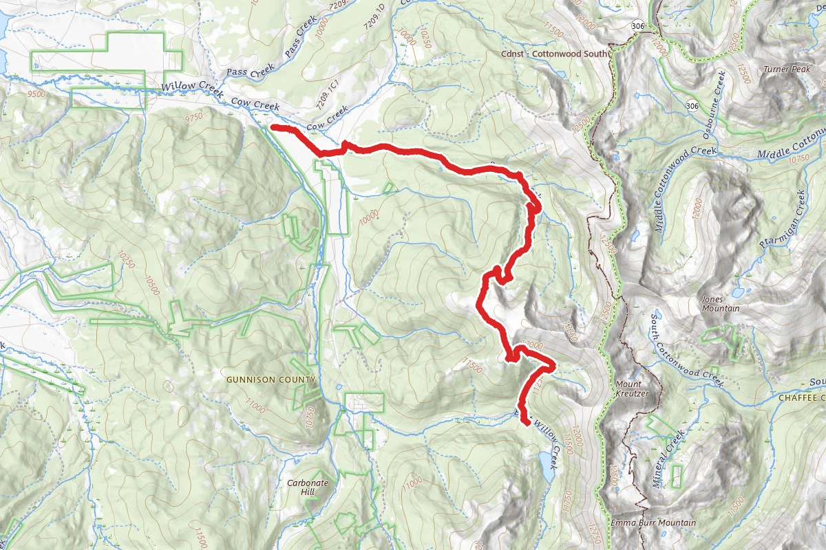 Timberline Trail to Sanford Trail