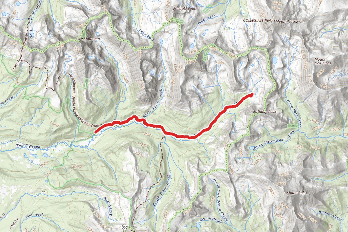 Texas Creek Trail