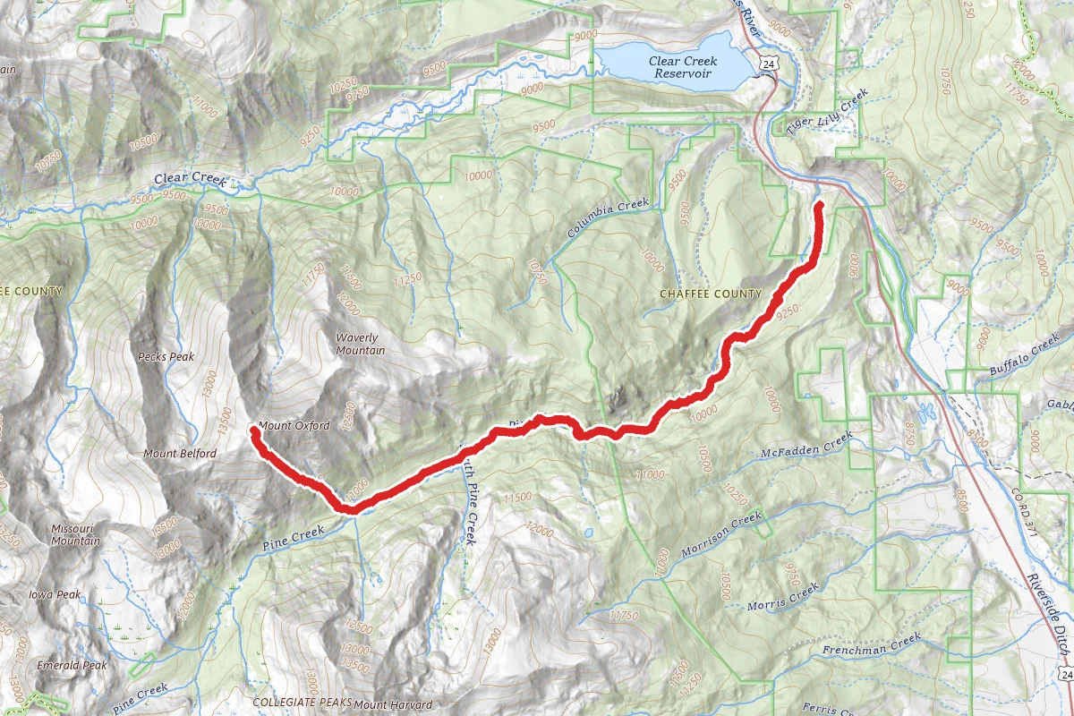 Mount Oxford via Pine Creek Trail