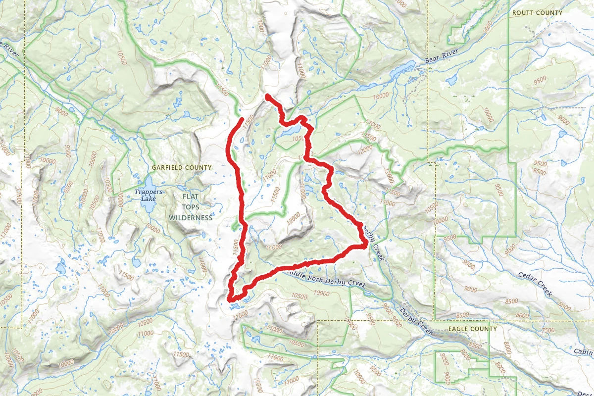 Devils Causeway and Island Lakes Loop