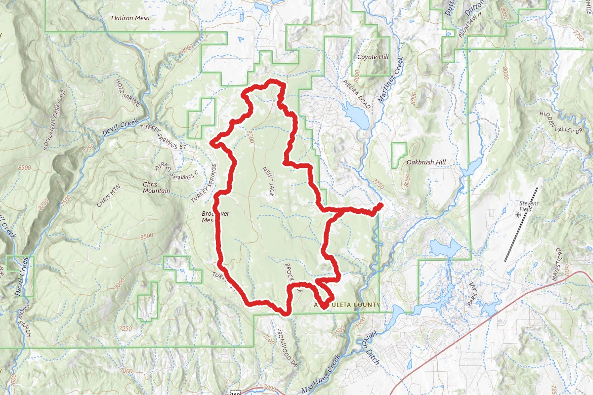 Catamount, Gopher, Lower Rim Loop