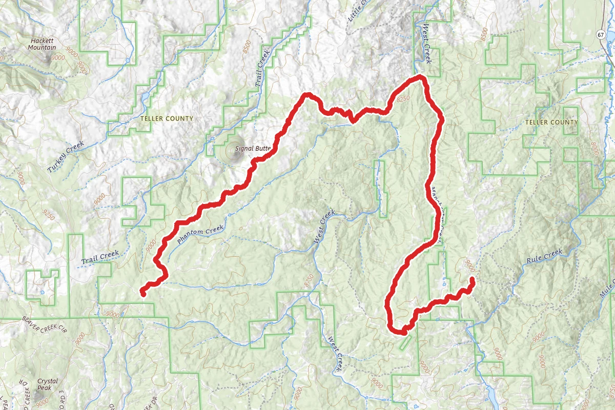 Rule Ridge to Manchester OHV Trail