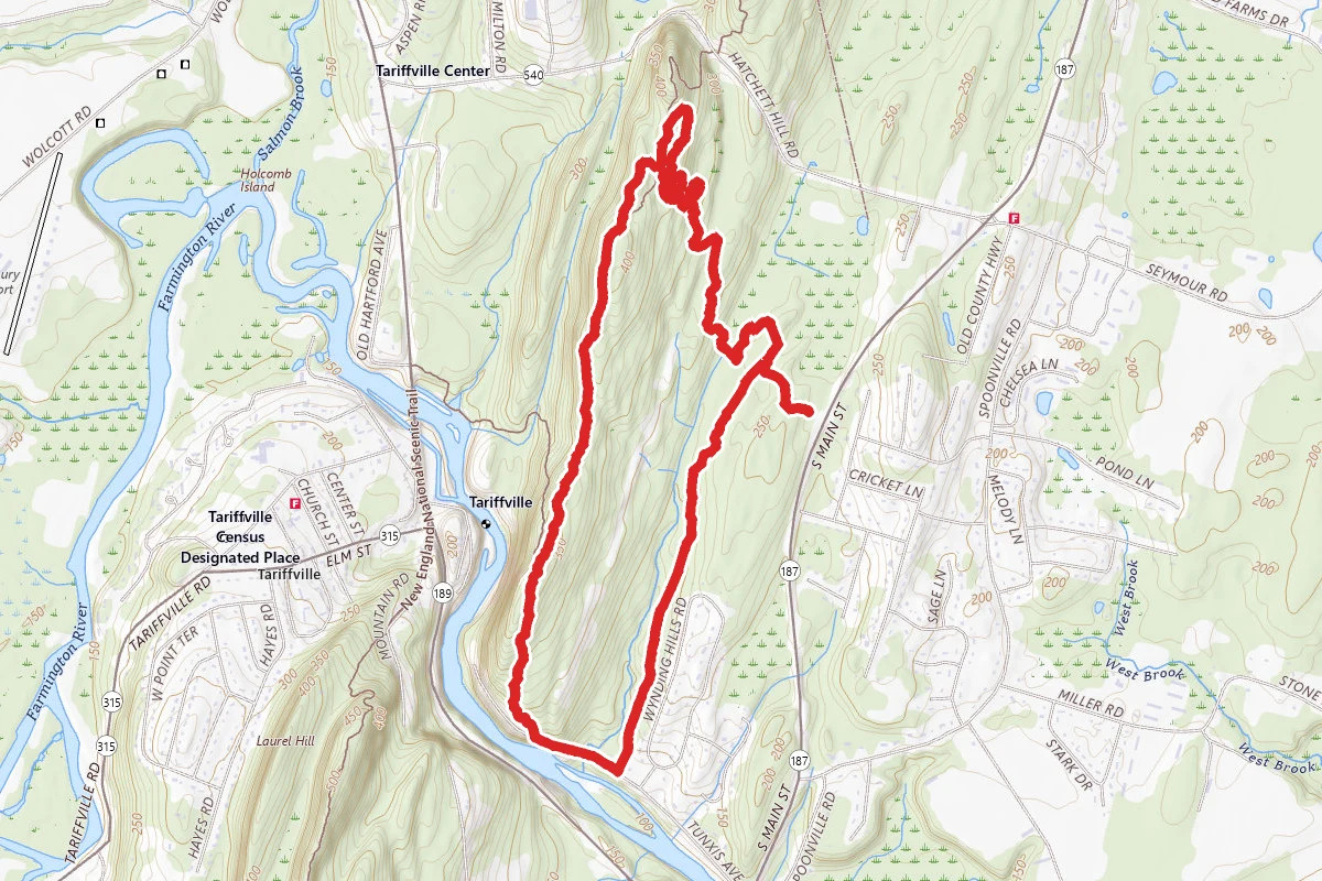 Yellow Blazes, Blue Blazes, and TJ's Trail Loop