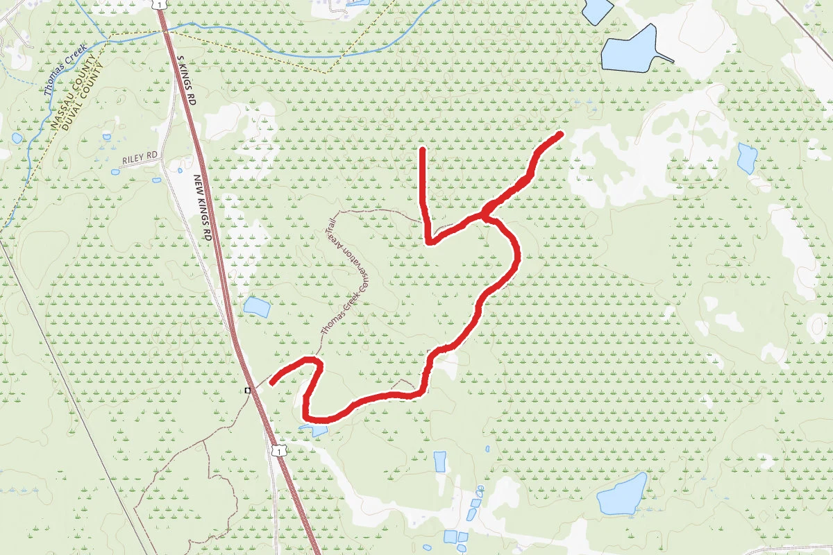 Thomas Creek Conservation Area Trail