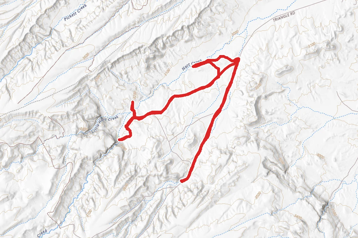 Hart Creek and Rowzee Homestead OHV Trail