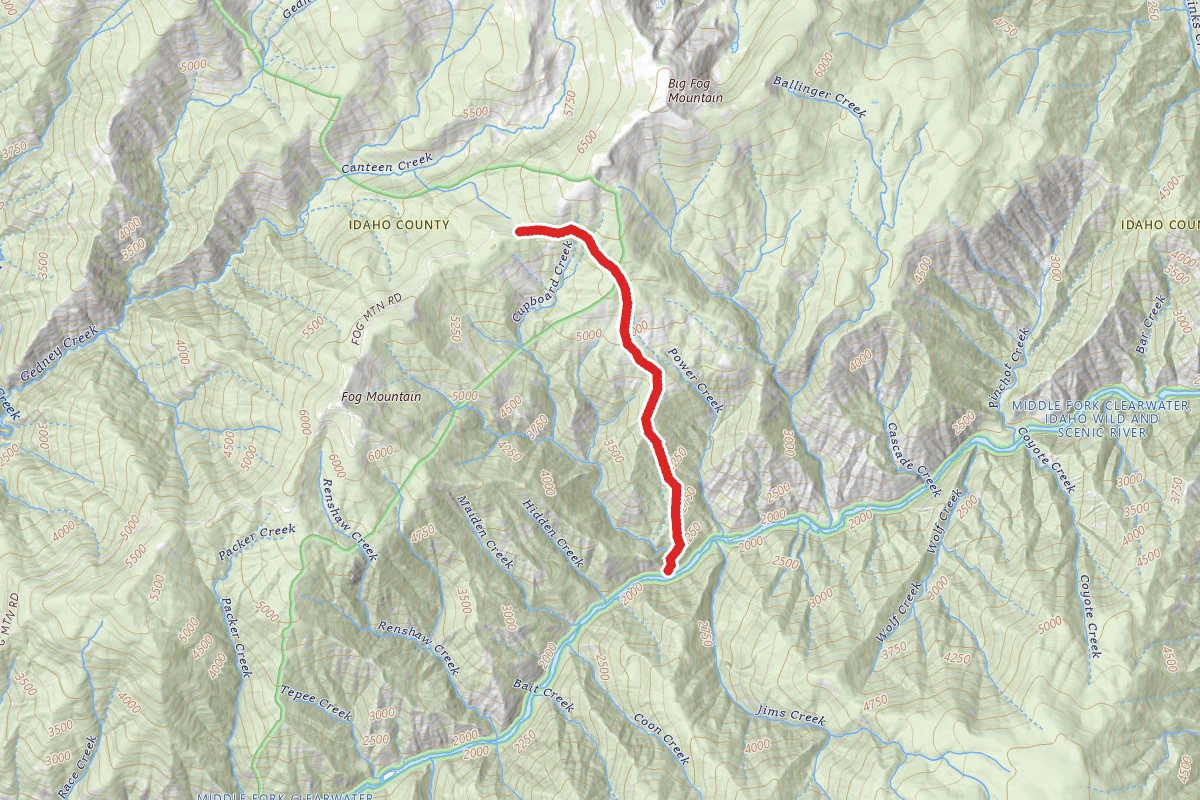 Cupboard Creek Trail