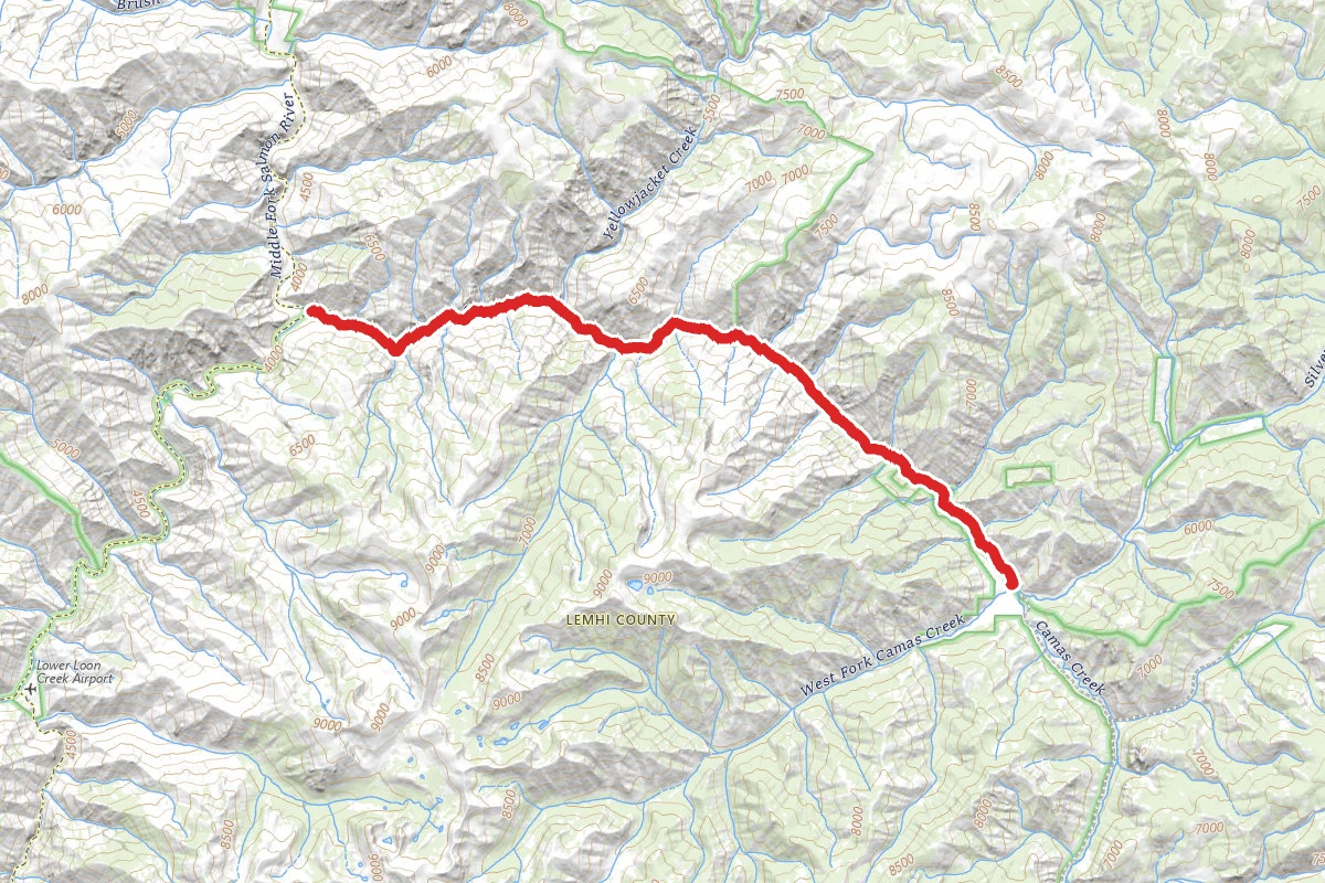Camas Creek Trail