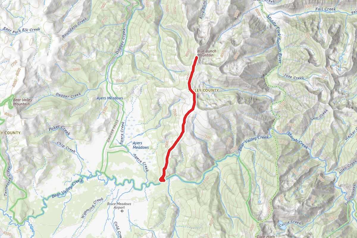 Blue Bunch Mountain Trail