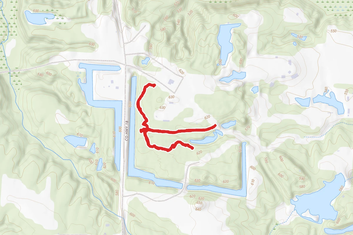 Hidden Lake Trail and Whispering Trail
