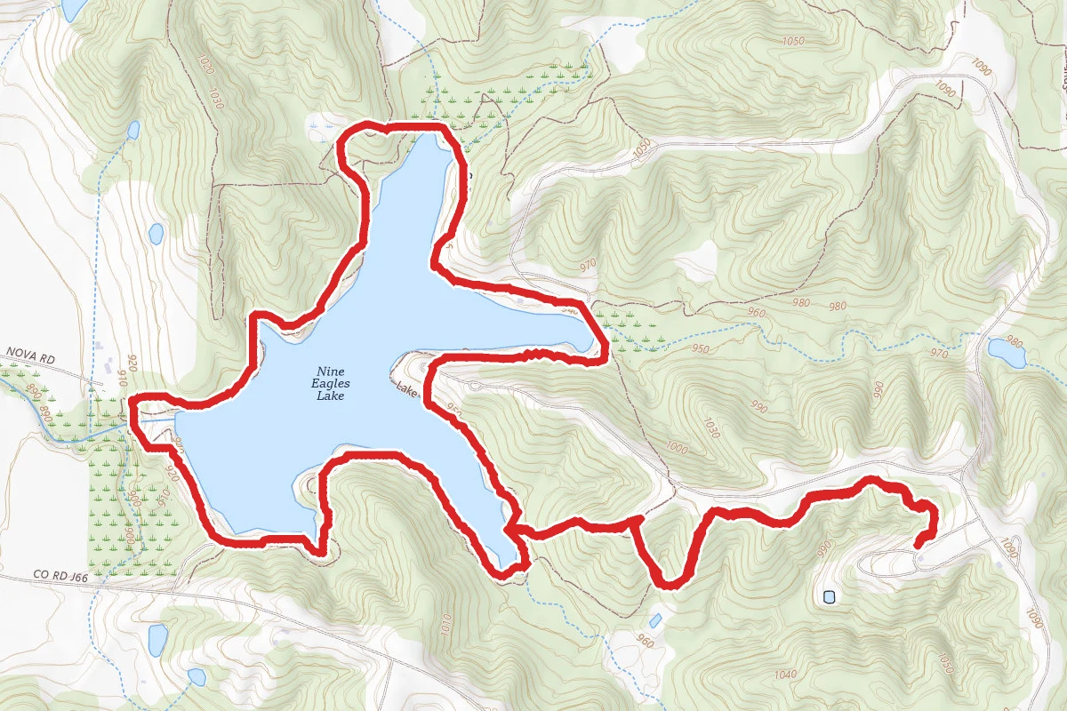 Campground Trail and Lake Trail Loop