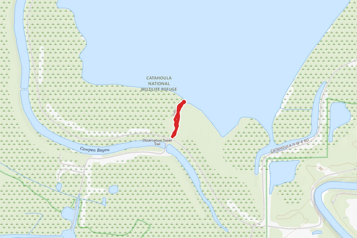Observation Tower Trail to Little Lake