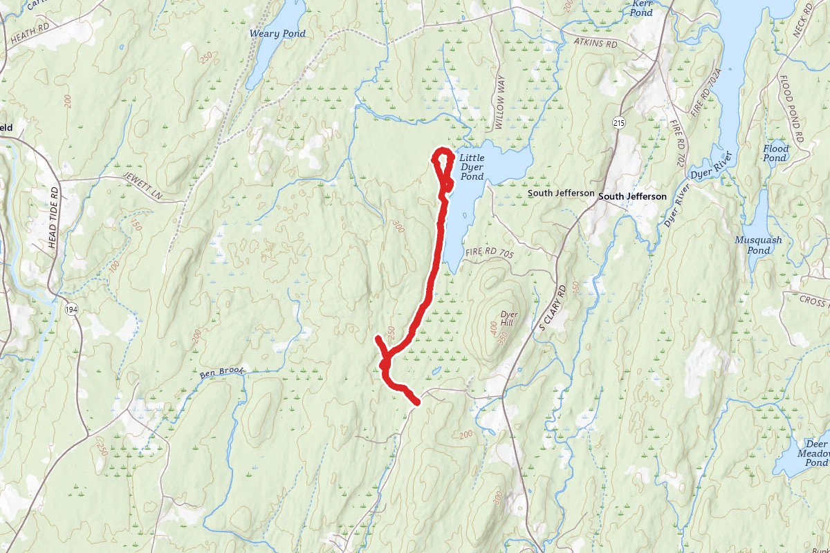 Little Dyer Pond Trail