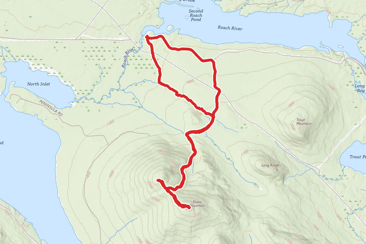 Shaw Mountain via Emmit Brook Trail