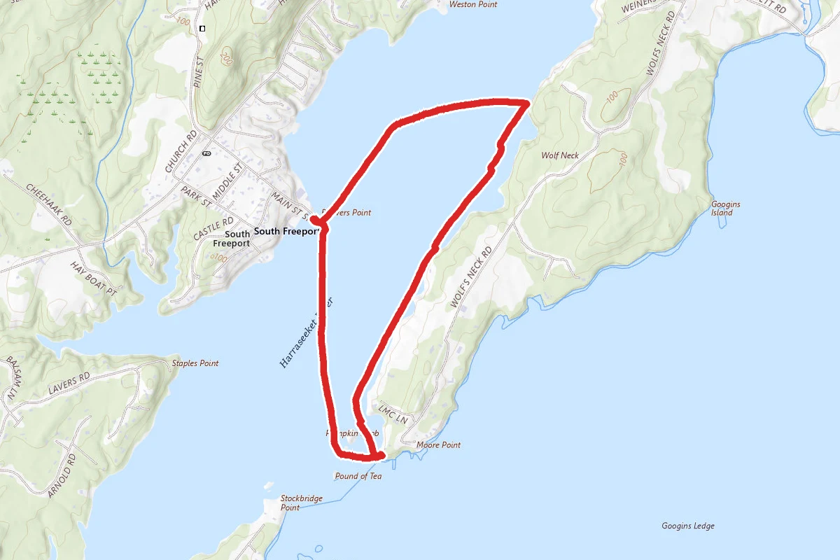 Harraseeket Paddle Route