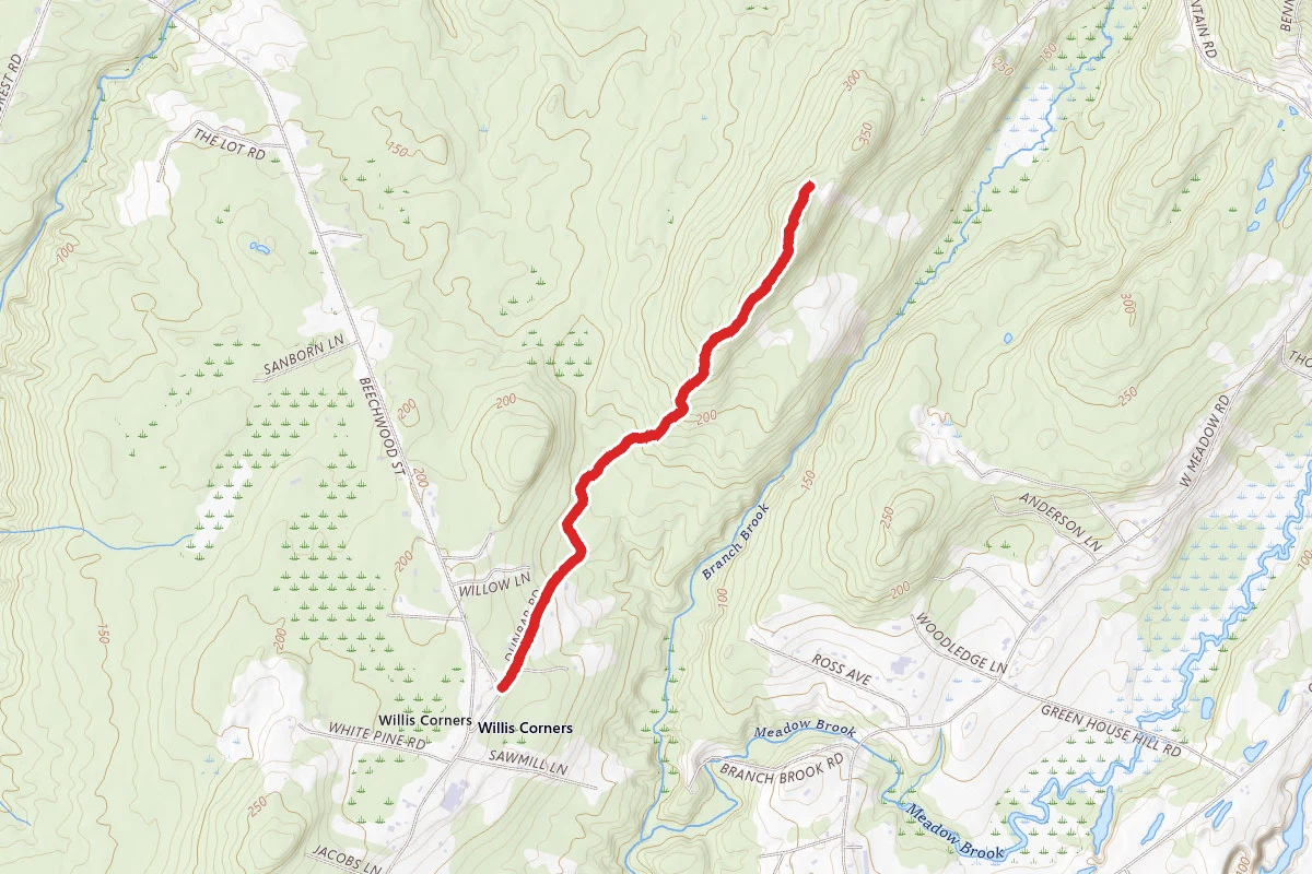 Oyster River Bog Trail via Baker Woods Trailhead (Short Option)