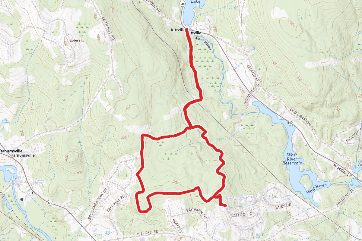 Keith Hill Forest Loop to Silver Lake