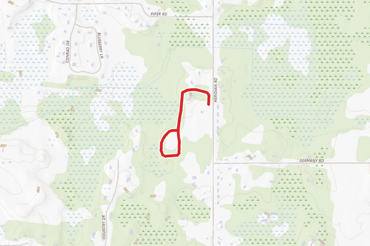 North Meridian Road Park Black Trail