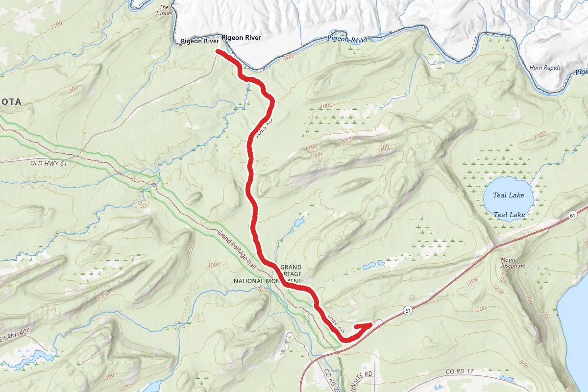 The Grand Portage Hiking Trail