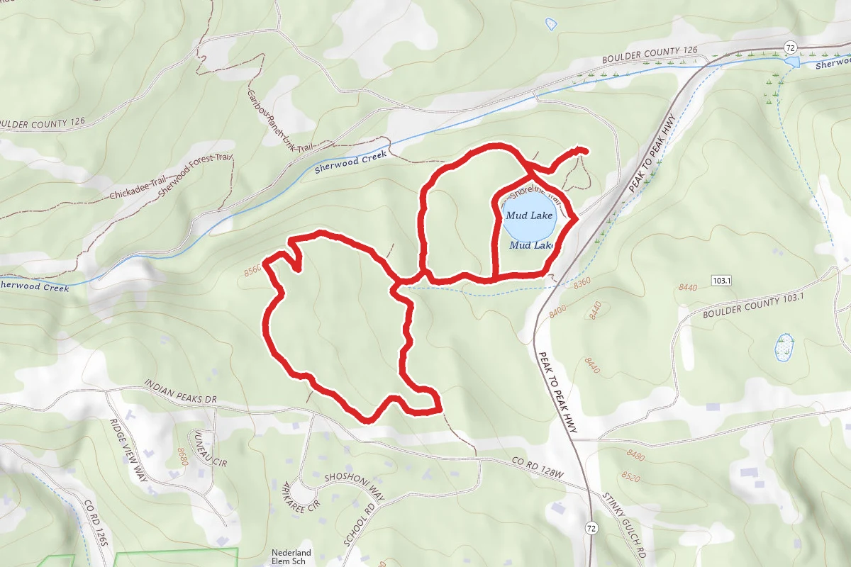 Tungsten and Kinnickinnick Loop at Mud Lake