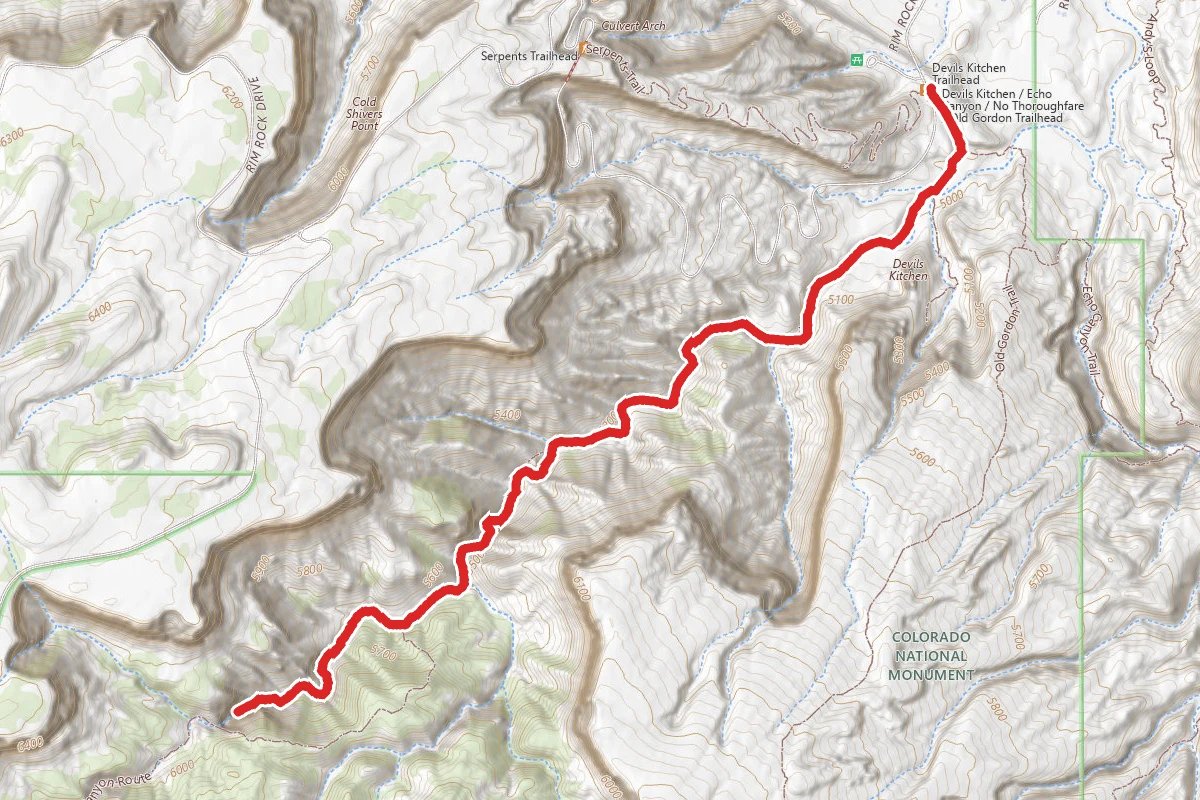 No Thoroughfare Canyon